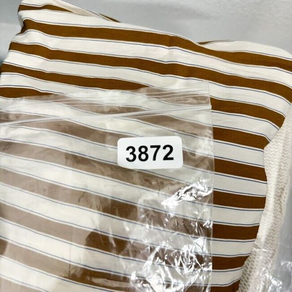 Madewell Crinkled Button Up Shirt Womens Long Sleeve‎ Striped Relaxed Small NWT - Picture 9 of 9